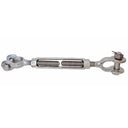Mil Spec 5/16" x 4-1/2" Jaw Jaw Turnbuckle 800 Lbs WLL Stainless Steel T316