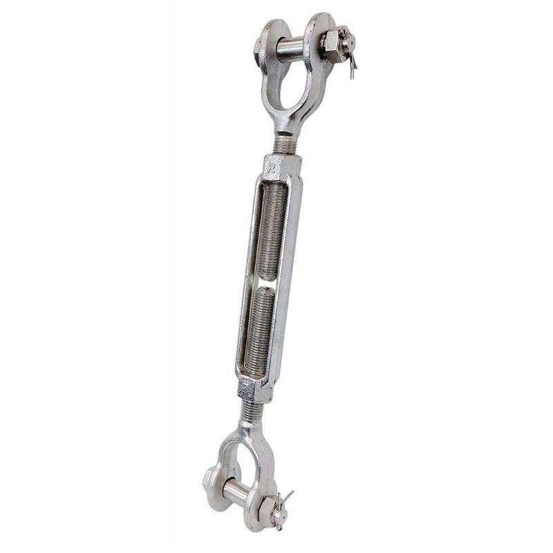 Mil Spec 1/4" x 4" Jaw Jaw Turnbuckle 500 Lbs WLL Stainless Steel T316