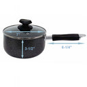 Nonstick Sauce Pan with Lid Sauce Pot Cooking Pot, Ergonomic Plastic Handle