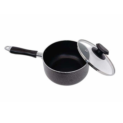 Nonstick Sauce Pan with Lid Sauce Pot Cooking Pot, Ergonomic Plastic Handle
