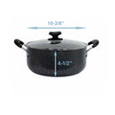 Nonstick Sauce Pan with Lid Sauce Pot Cooking Pot, Ergonomic Plastic Handle