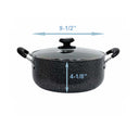 Nonstick Sauce Pan with Lid Sauce Pot Cooking Pot, Ergonomic Plastic Handle