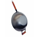 Carbon Steel Wok Pan, Stir Fry Pans with Flat Bottom Traditional Wok Pan