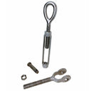 Mil-spec 1/2" x 6" Jaw Eye Turnbuckle 2,200 Lbs WLL Stainless Steel T316
