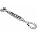 Mil-spec 3/8" x 6" Jaw Eye Turnbuckle 1,200 Lbs WLL Stainless Steel T316