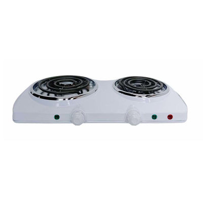 Portable Double Electric Burner 1500W 120V - 60Hz, Double Cooking Stove 19"x10"