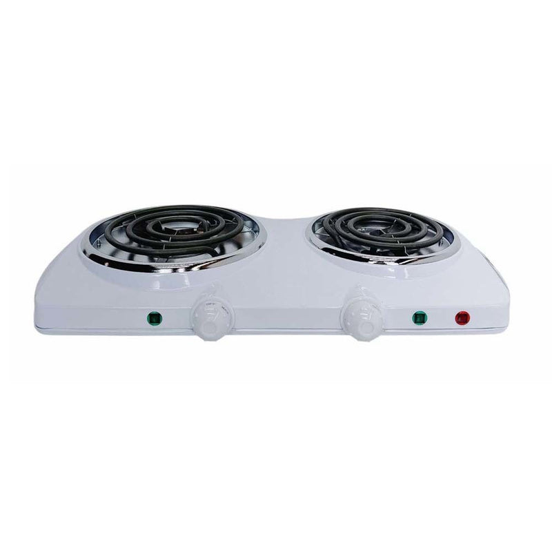 Portable Double Electric Burner 1500W 120V - 60Hz, Double Cooking Stove 19"x10"