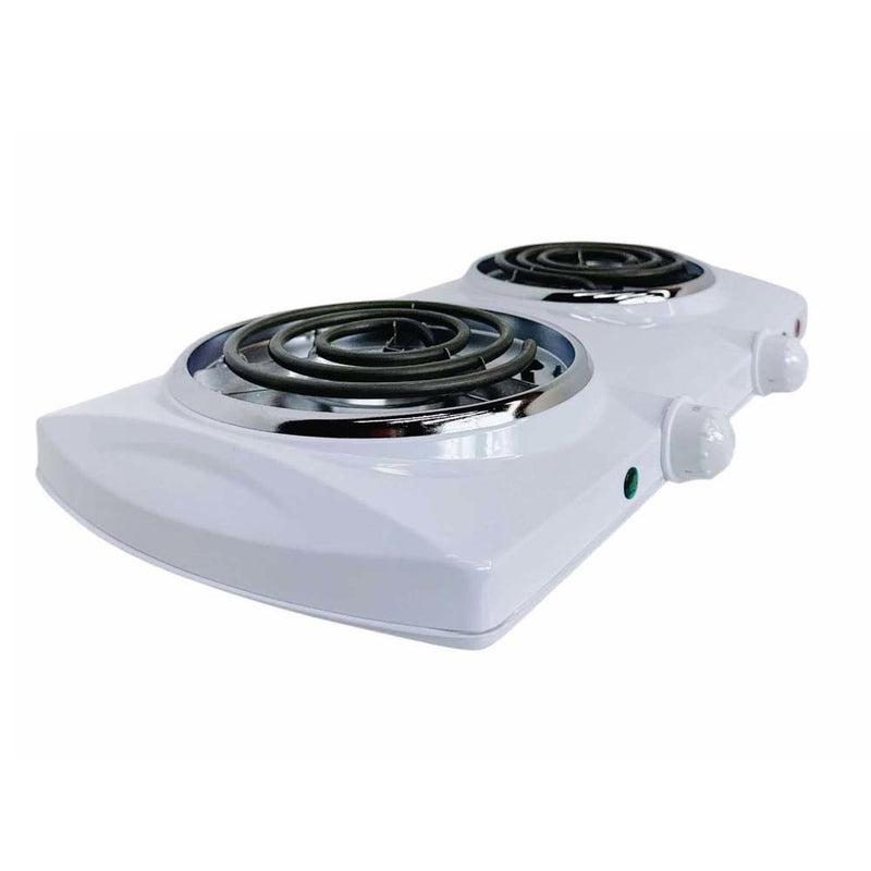 Portable Double Electric Burner 1500W 120V - 60Hz, Double Cooking Stove 19"x10"