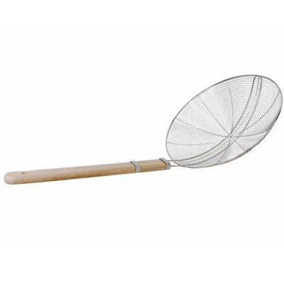 Stainless Steel Wire Skimmer Ladle for Cooking, Frying, Kitchen Utensils 10.5"
