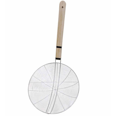 Stainless Steel Wire Skimmer Ladle for Cooking, Frying, Kitchen Utensils 10.5"