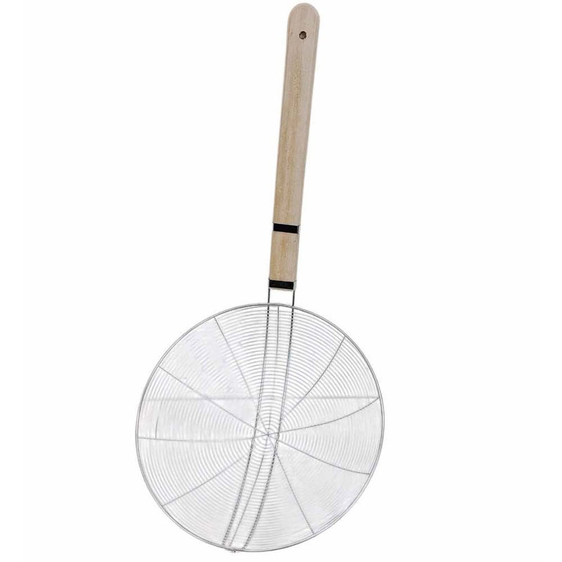 Stainless Steel Wire Skimmer Ladle for Cooking, Frying, Kitchen Utensils 10.5"