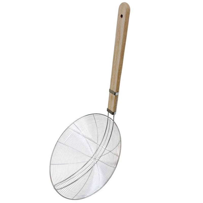 Stainless Steel Wire Skimmer Ladle for Cooking, Frying, Kitchen Utensils 9.5"