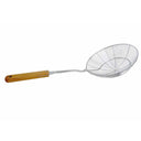 6" Stainless Steel Wire Skimmer, Fine Mesh Strainer Spoon for Frying, Cooking & Kitchen Use