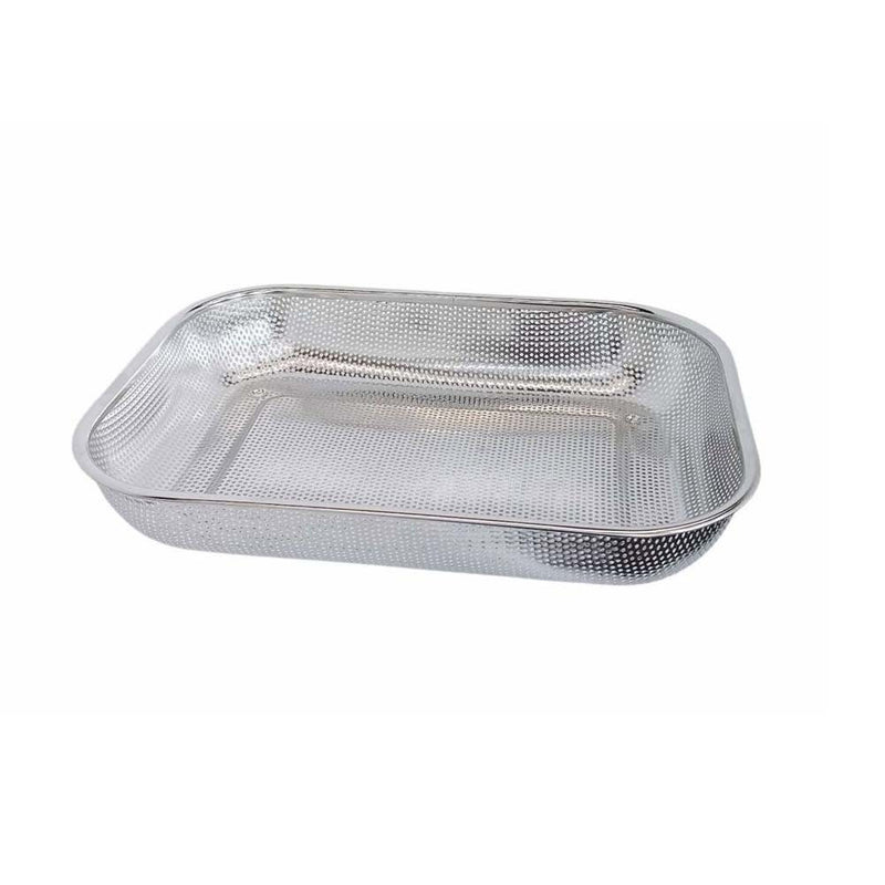 Rectangle Strainer Stainless Steel Mesh Sink Basket Strainer 14-3/4" x 10-3/4"