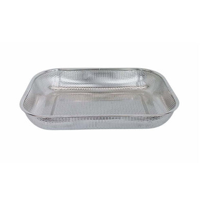 Rectangle Strainer Stainless Steel Mesh Sink Basket Strainer 14-3/4" x 10-3/4"