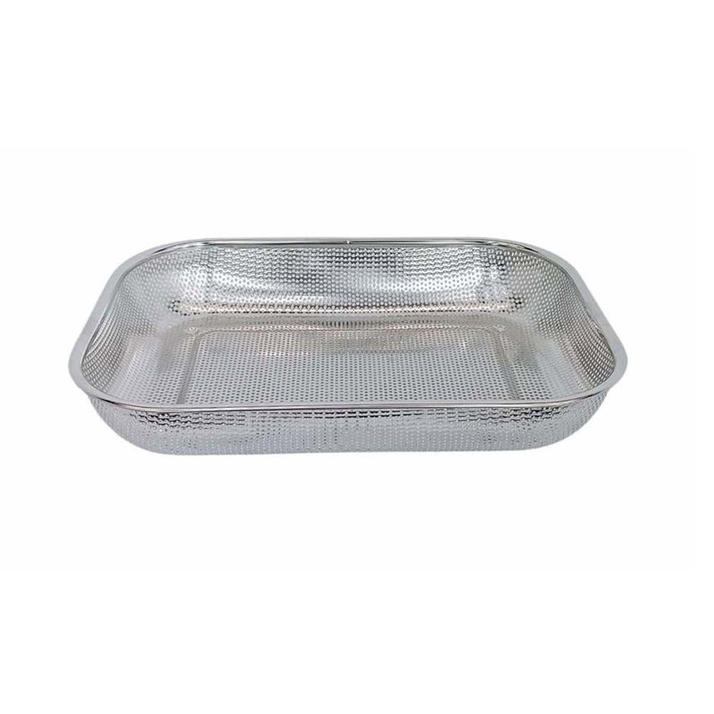 Rectangle Strainer Stainless Steel Mesh Sink Basket Strainer 14-3/4" x 10-3/4"