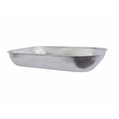 Rectangle Strainer Stainless Steel Mesh Sink Basket Strainer 14-3/4" x 10-3/4"