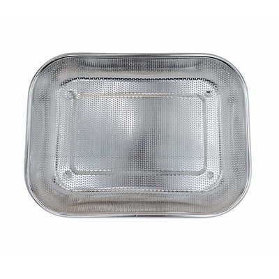 Rectangle Strainer Stainless Steel Mesh Sink Basket Strainer 14-3/4" x 10-3/4"