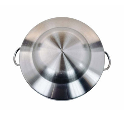 HD Comal Concave 23"x7" Stainless Steel Outdoor Para Carnitas Griddle Non-Stick