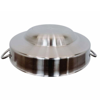 HD Comal Concave 23"x7" Stainless Steel Outdoor Para Carnitas Griddle Non-Stick
