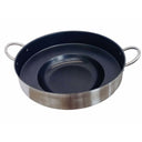 HD Comal Concave 23"x7" Stainless Steel Outdoor Para Carnitas Griddle Non-Stick