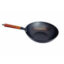 11-3/4" Carbon Steel Wok Pan, Stir Fry Pans with Flat Bottom Traditional Wok Pan