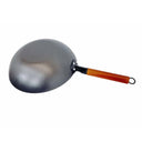 9-7/8" Carbon Steel Wok Pan, Stir Fry Pans with Flat Bottom Traditional Wok Pan