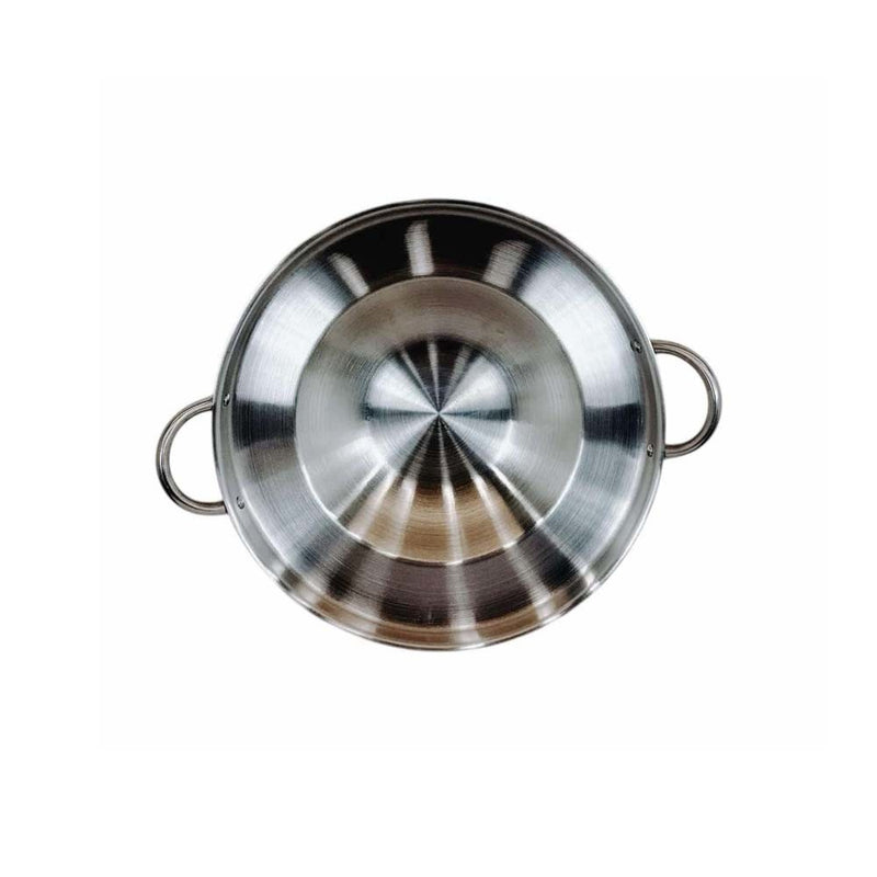 Comal Concave 16" Stainless Steel Outdoor Para Carnitas Taco Plancha Griddle