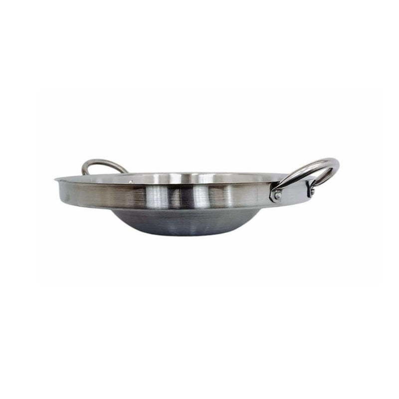 Comal Concave 16" Stainless Steel Outdoor Para Carnitas Taco Plancha Griddle