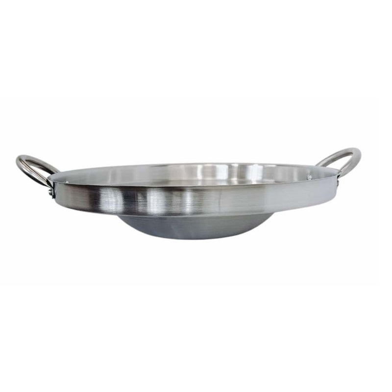 Comal Concave 16" Stainless Steel Outdoor Para Carnitas Taco Plancha Griddle