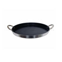 16" Stainless Steel Flat Comal Griddle – Round Non-Stick Grill & Frying Pan for Tacos, Tortillas, BBQ & Outdoor Cooking