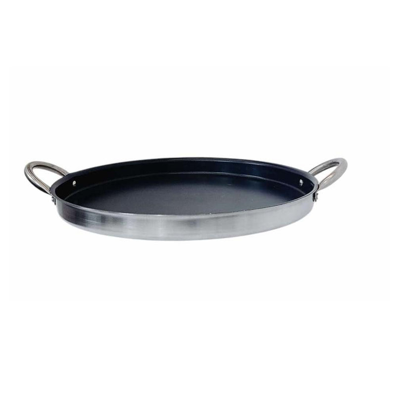 16" Stainless Steel Outdoor Comal Para Carnitas Taco Plancha Griddle Tortillas