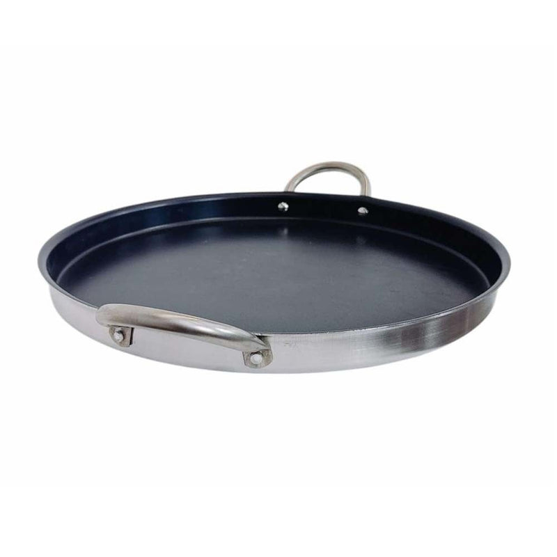 16" Stainless Steel Outdoor Comal Para Carnitas Taco Plancha Griddle Tortillas