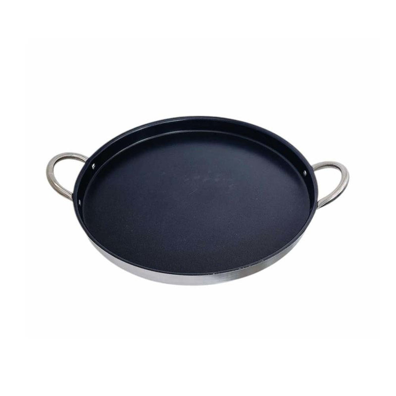 16" Stainless Steel Outdoor Comal Para Carnitas Taco Plancha Griddle Tortillas