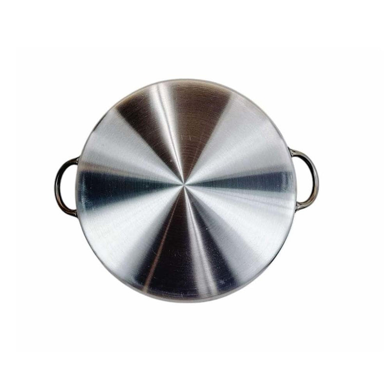 16" Stainless Steel Outdoor Comal Para Carnitas Taco Plancha Griddle Tortillas