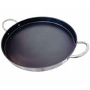 21.5" Stainless Steel Non-Stick Comal Para Carnitas Plancha Griddle Tortillas