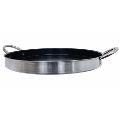21.5" Stainless Steel Non-Stick Comal Para Carnitas Plancha Griddle Tortillas