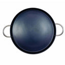 21-1/2" Stainless Steel Flat Comal Griddle – Round Non-Stick Grill & Frying Pan for Tacos, Tortillas, BBQ & Outdoor Cooking
