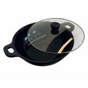 MADE IN KOREA 15" Marble Non-Stick Coating Venice Stock Pot, Tempered Glass Lid