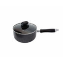 7" (18CM) Nonstick Sauce Pan with Lid, 2QT Cooking Pot, Ergonomic Plastic Handle