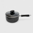 2 Qt Nonstick Saucepan with Lid, 7" (18CM) Sauce Pan, Ergonomic Cool-Touch Handle for Milk, Soup & Everyday Cooking