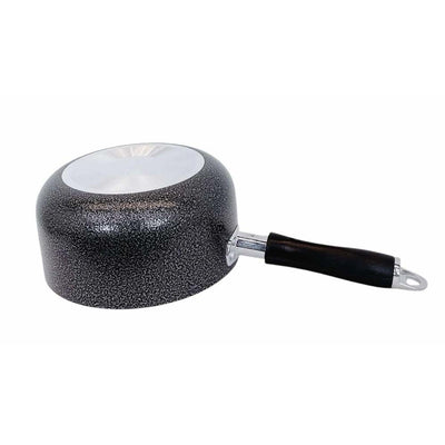 6-3/8" Nonstick Sauce Pan with Lid, 1.5 QT Cooking Pot, Ergonomic Plastic Handle