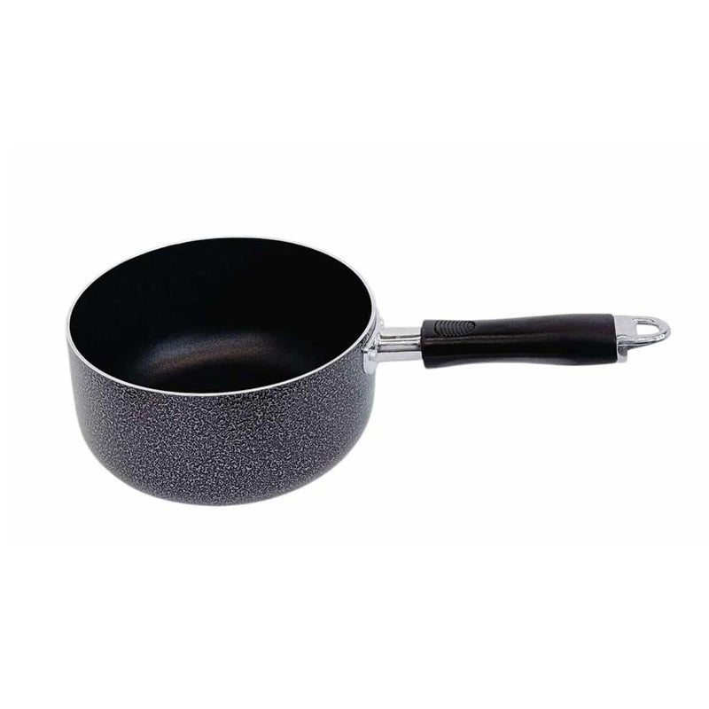 6-3/8" Nonstick Sauce Pan with Lid, 1.5 QT Cooking Pot, Ergonomic Plastic Handle