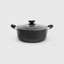 6 Qt Nonstick Saucepot with Lid, 10-3/8" (26CM) Sauce Pan, Double Handles for Milk, Soup & Everyday Cooking