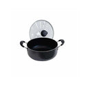 5 Qt Nonstick Saucepot with Lid, 9.5" (24CM) Sauce Pan, Double Handles for Milk, Soup & Everyday Cooking