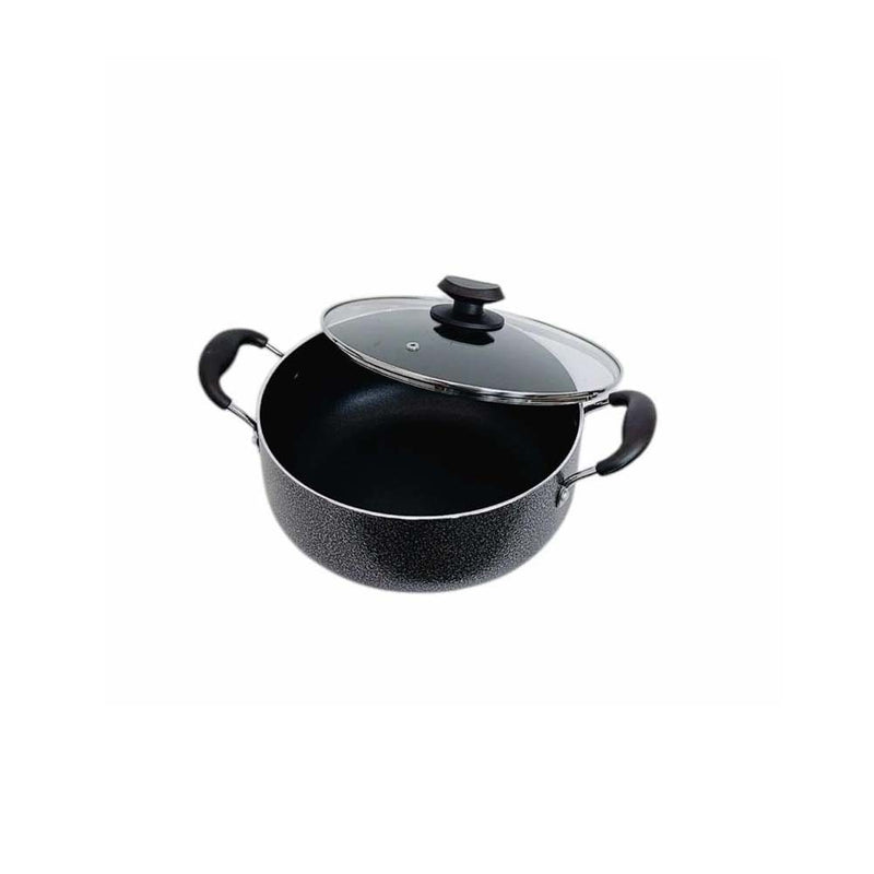 8" (20CM) Nonstick Sauce Pot Sauce Pan with Lid, 3QT Cooking Pot, Double Handles