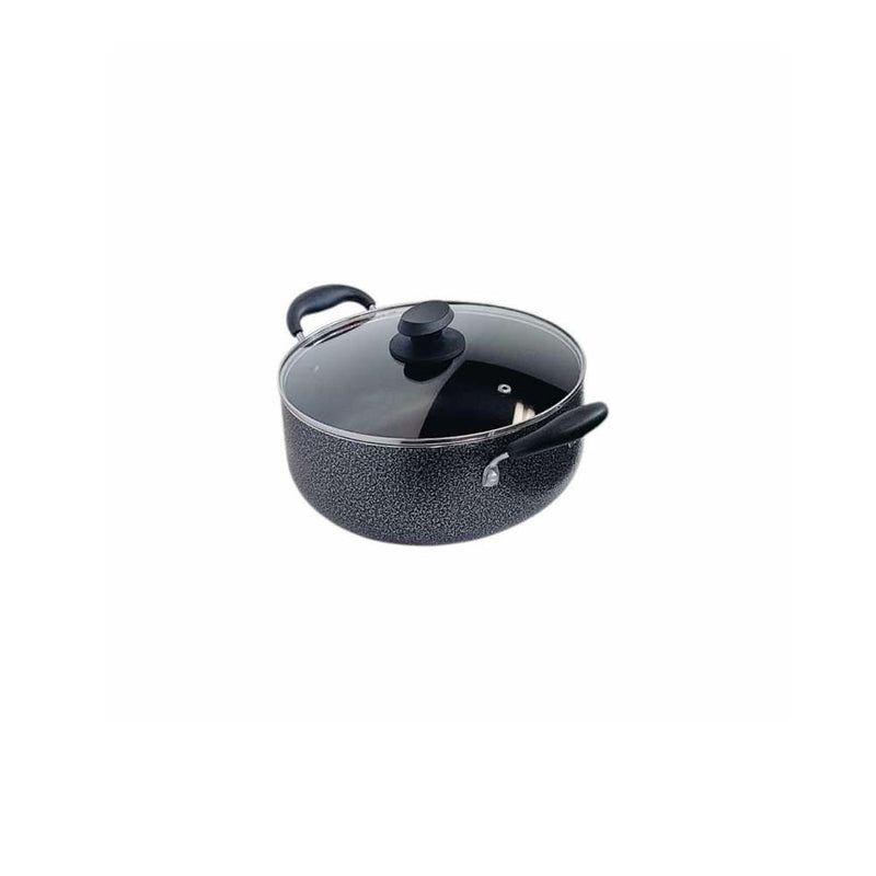 13-1/2" (34CM) Nonstick Sauce Pot Sauce Pan with Glass Lid, 18 QT Cooking Pot,