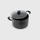 30 Qt Nonstick Saucepot with Lid, 15-7/8" (40CM) Sauce Pan, Double Handles for Milk, Soup & Everyday Cooking