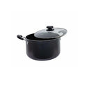 15-7/8" (40CM) Nonstick Sauce Pot Sauce Pan with Glass Lid, 30 QT Cooking Pot