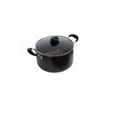 15-7/8" (40CM) Nonstick Sauce Pot Sauce Pan with Glass Lid, 30 QT Cooking Pot
